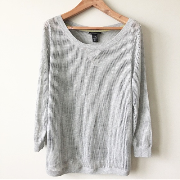 Lane Bryant Gray Top - Picture 1 of 3